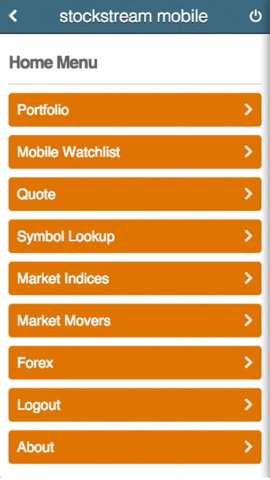 Screenshot #1 pour Stockstream Mobile