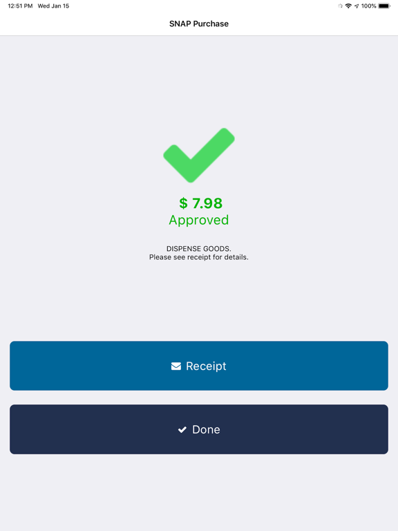 TotilPay Go iPad screenshot 4 - Business app