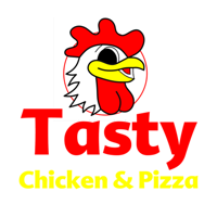 Tasty chicken and pizza