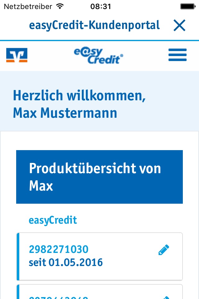 easyCredit screenshot 4