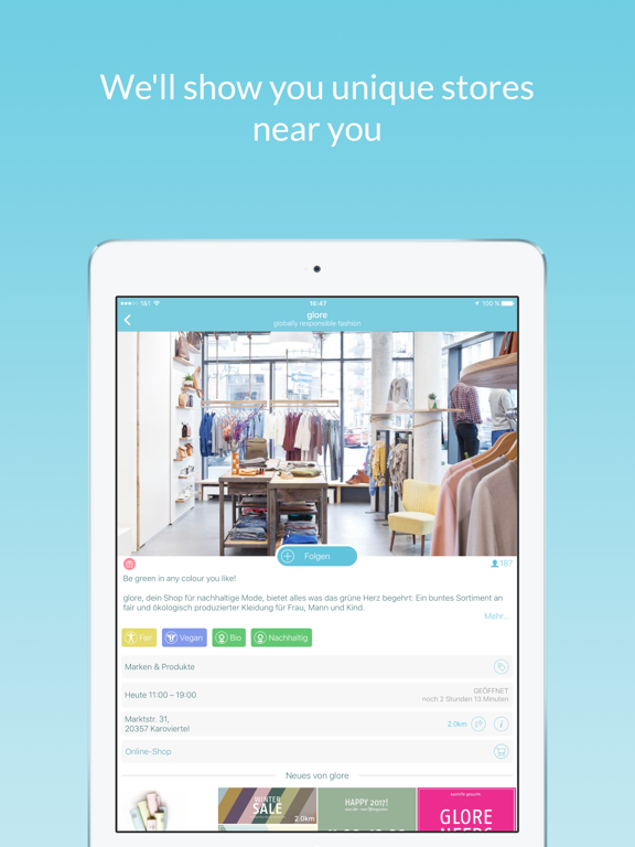 Findeling iPad screenshot 1 - Lifestyle app