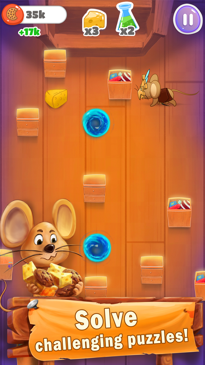 Idle Mouse Maze Puzzle Games