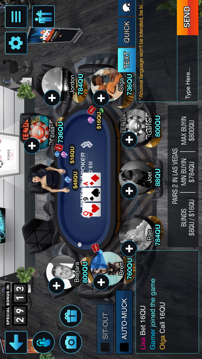 Friendly Poker