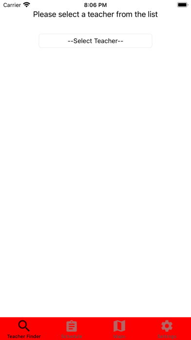 HHS Teacher Finder Screenshot