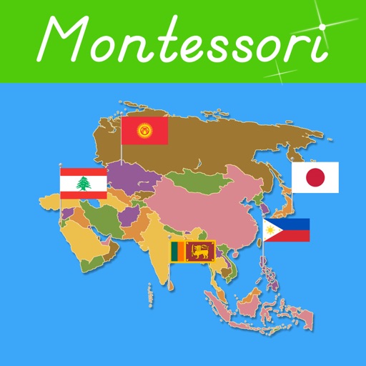 Asia - Montessori Geography iOS App