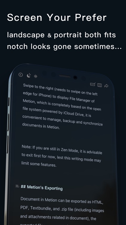 Metion: Markdown Notes screenshot-4