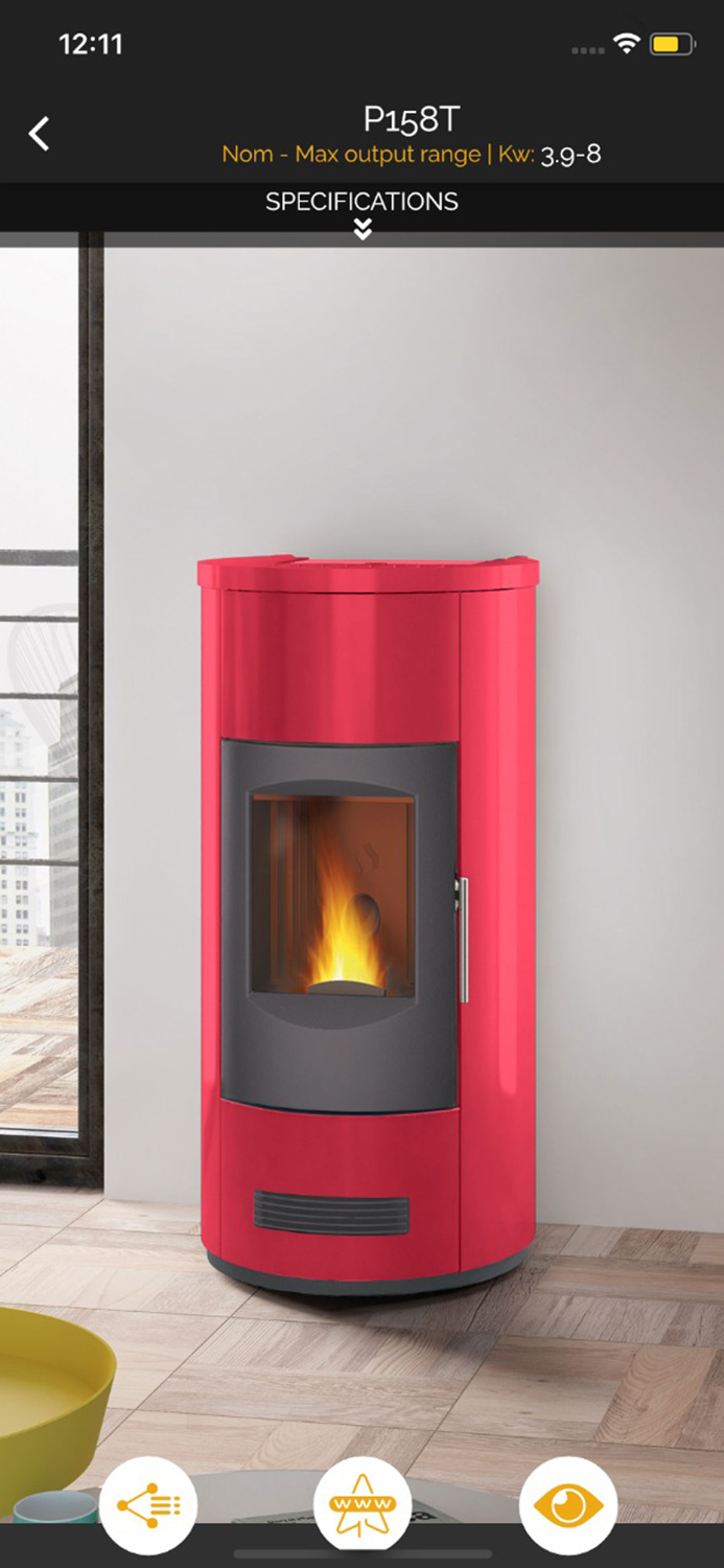 Calore Fireplaces Visualizer