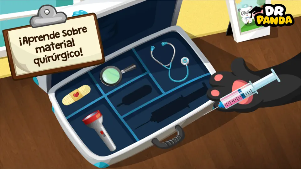 Captura de pantalla de Dr. Panda Hospital en iPhone 4
