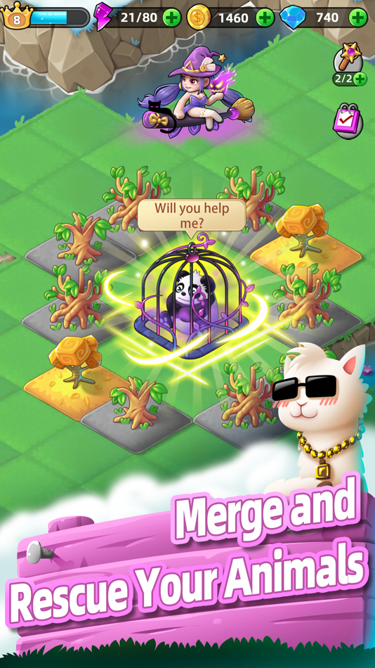 #3. Merge Animals - Match & Merge (iOS) Bởi: 诗立 董