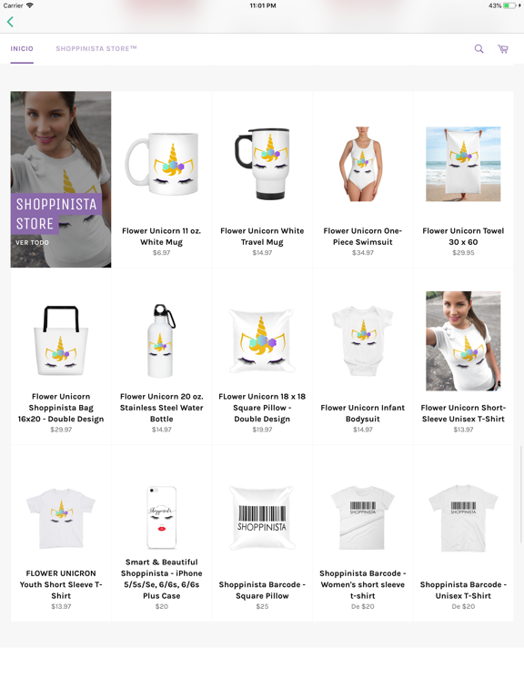 SHOPPINISTA. iPad screenshot 4 - Shopping app