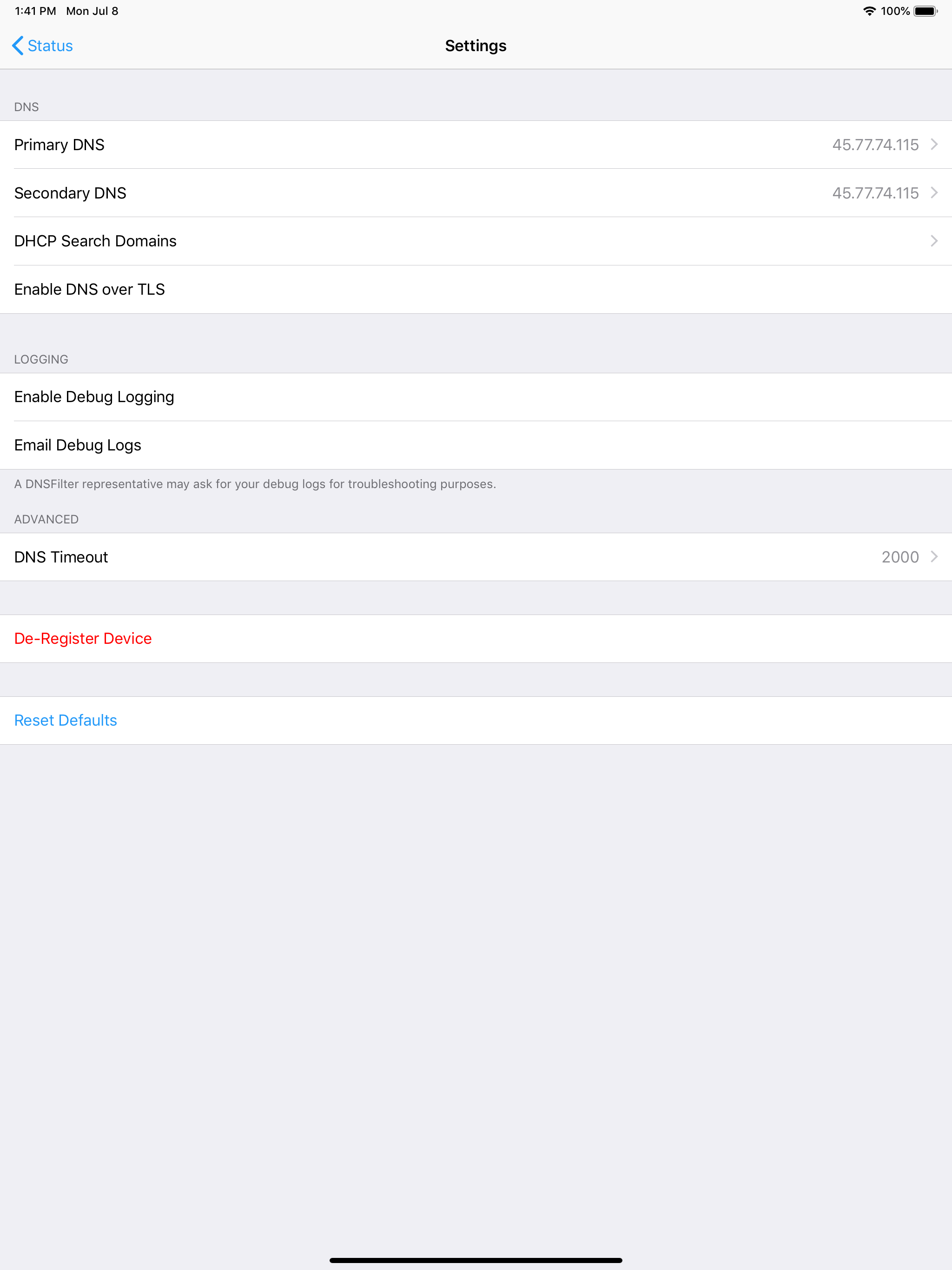 DNSFilter — Roaming Client