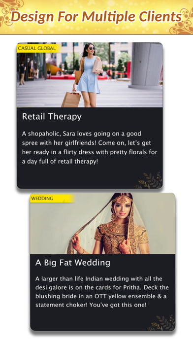 Indian Fashion Dressup Stylist Screenshot