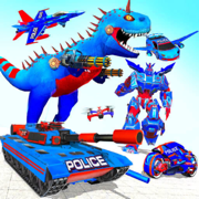 Dino-Roboter-Auto-Spiele