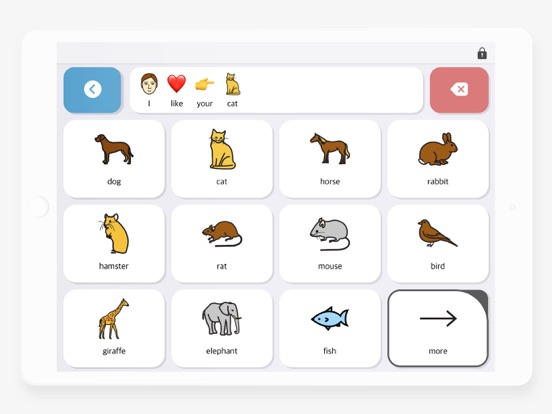 ElineSpeaks - AAC speech app iPad screenshot 9 - Medical app