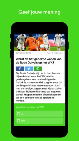 Game screenshot VoetbalNieuwsBe hack