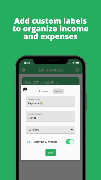 EveryTwo: Biweekly Budgeting screenshot-5