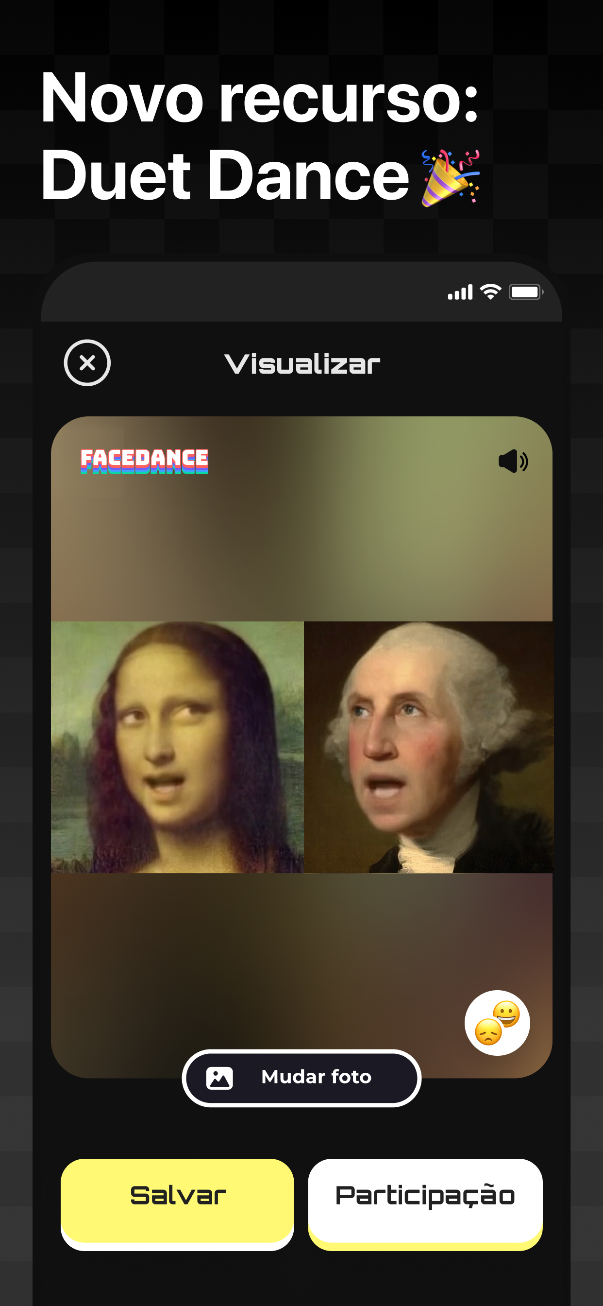 Face Dance: Animação de Fotos