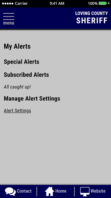 Loving County Sheriff Texas Screenshot