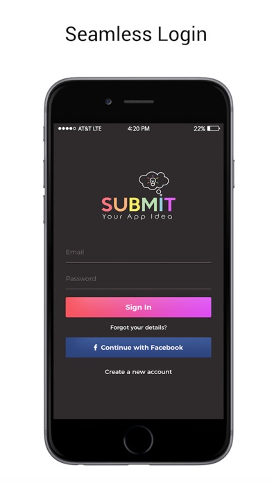 Submit Your App Idea Screenshot