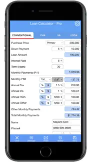 loan calc-pro iphone screenshot 2