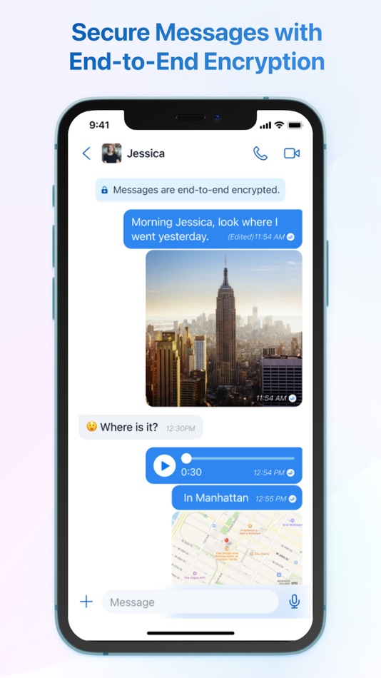 #1. BrightChat - Messaging & Call (iOS) By: ShenXun Inc