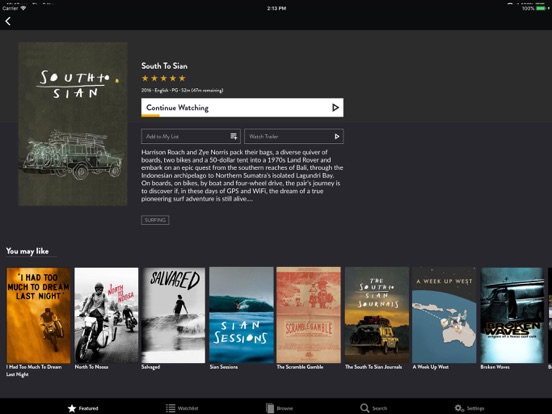 Garage - Action Sports iPad screenshot 9 - Entertainment app