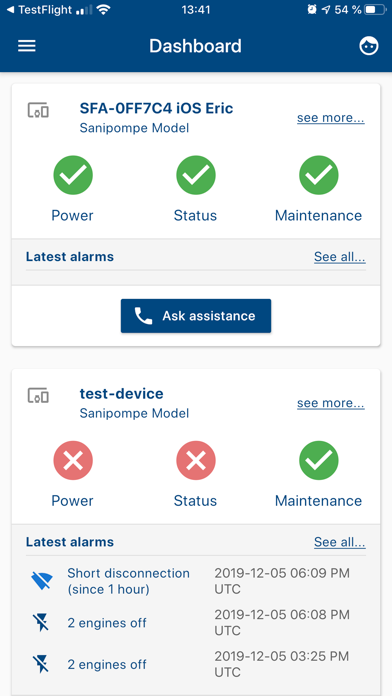 Screenshot #1 pour SFA Connect