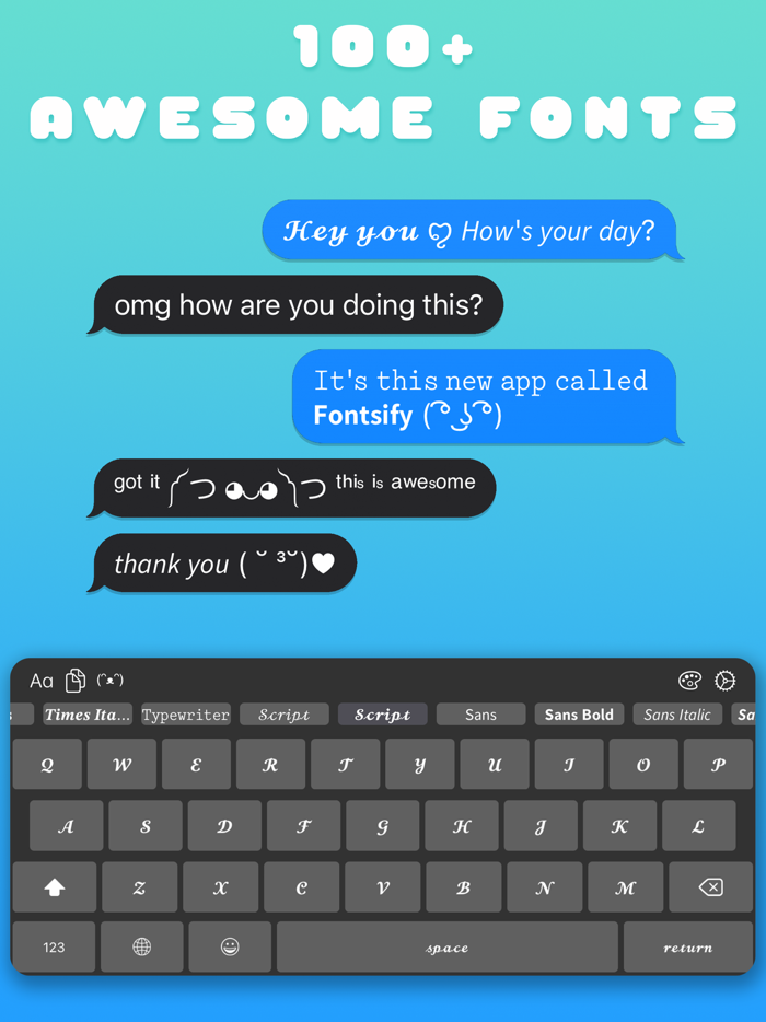 Custom Keyboard Fonts Fontsify