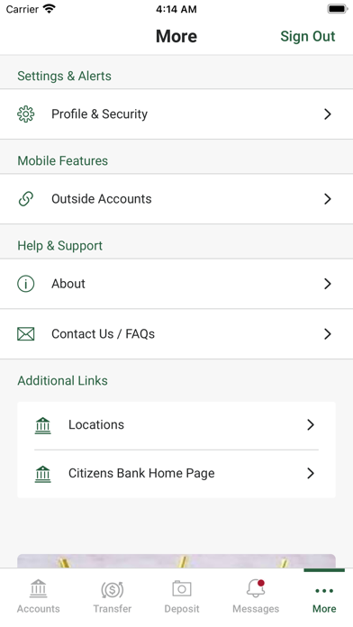 Citizens Bank Baldwin AL Screenshot