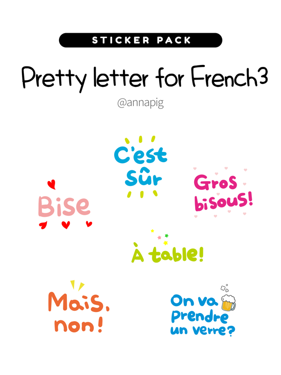 Screenshot #4 pour Pretty letter for French3