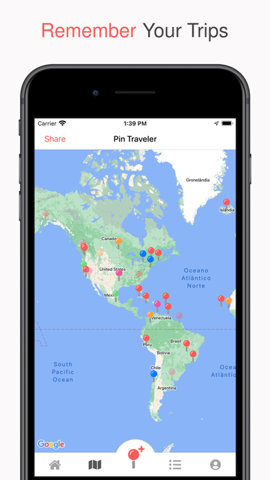 pin traveler trip tracker map. travel