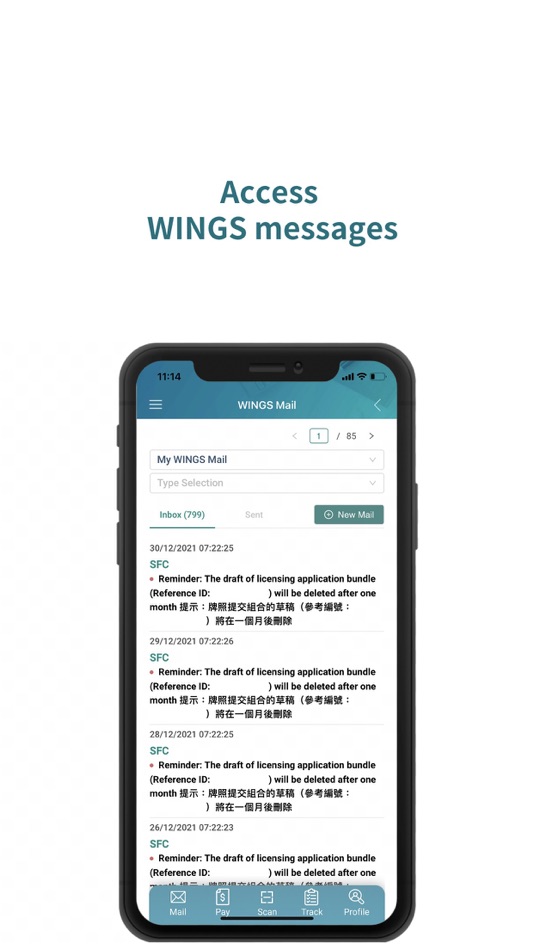 #5. WINGS Mobile App (iOS) 由: SFC