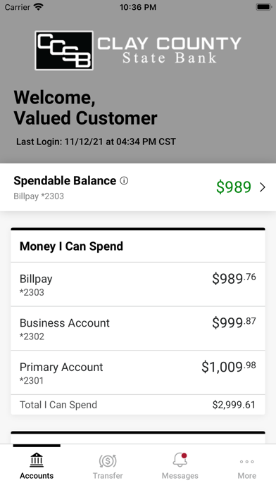 Clay County State Bank Mobile Screenshot