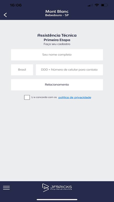 JF Bricks Assistência Técnica Screenshot