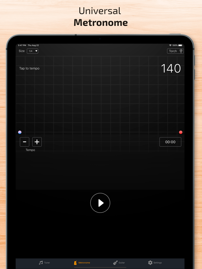 Guitar Tuner and Tempo Metronome