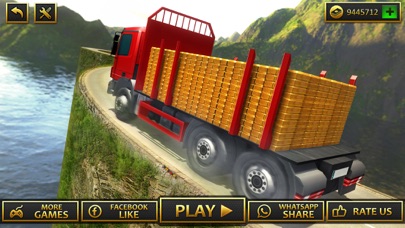 Gold Transporter Truck Drive screenshot 1