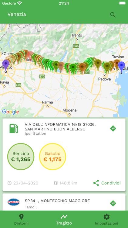 Gaslow | Prezzo Carburanti