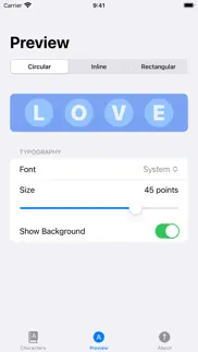 current - text widgets iphone screenshot 3