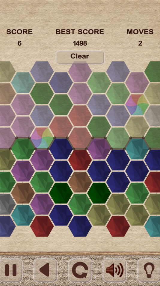 #4. Bubbles Hexagon Puzzle (iOS) Podle: Ruslan Goncharenko