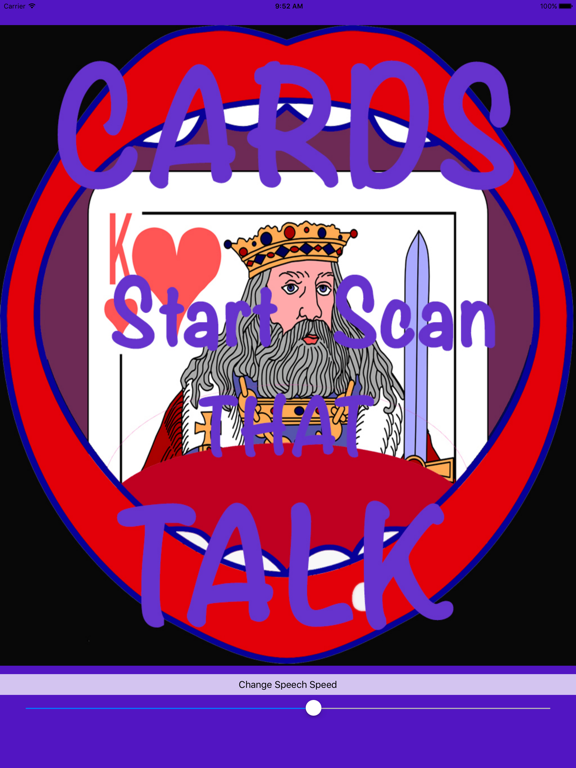 Cards That Talk iPad screenshot 1 - Entertainment app