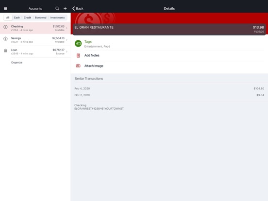 sherwoodbank iPad screenshot 3 - Finance app