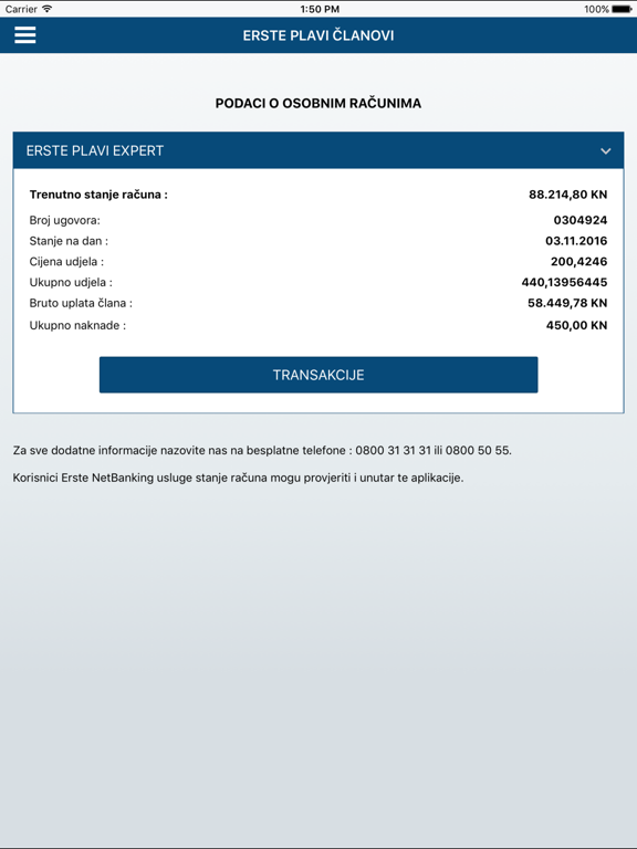 Screenshot #5 pour Erste Plavi Mobile