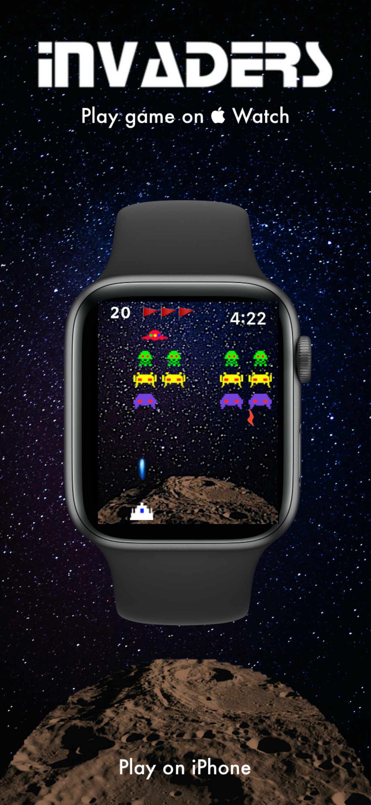 Invaders mini: Watch Game