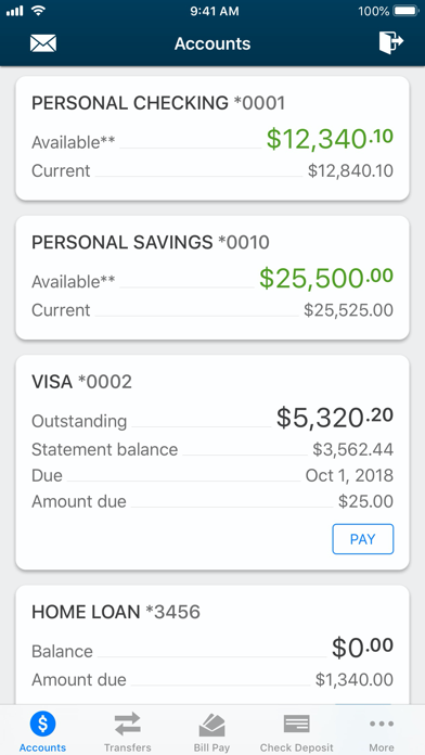 Envista Mobile Banking Screenshot
