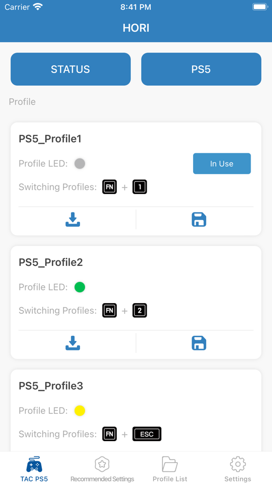 #3. TAC-PS5™ HORI Device Manager (iOS) 由: HORI CO., LTD.