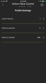 Active Valve Control BLE screenshot
