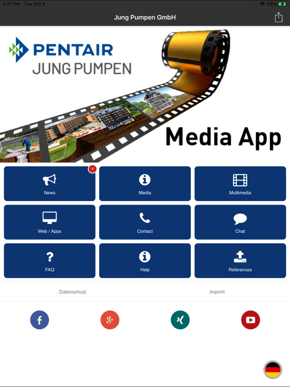 Screenshot #4 pour Jung Pumpen Media