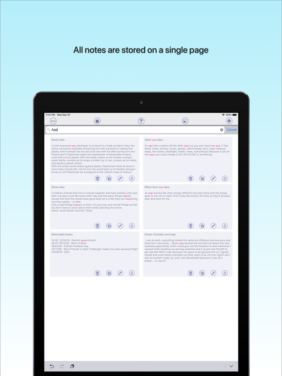 Screenshot #4 pour Write in Chaos : Note in Order