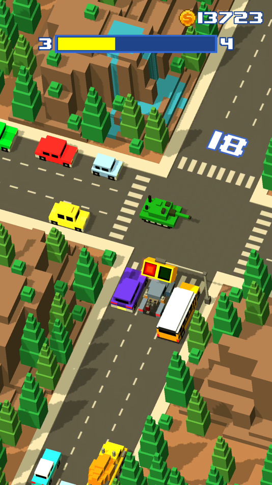 #5. Crossy Crash Traffic Panic (iOS) 由: IsCool Entertainment