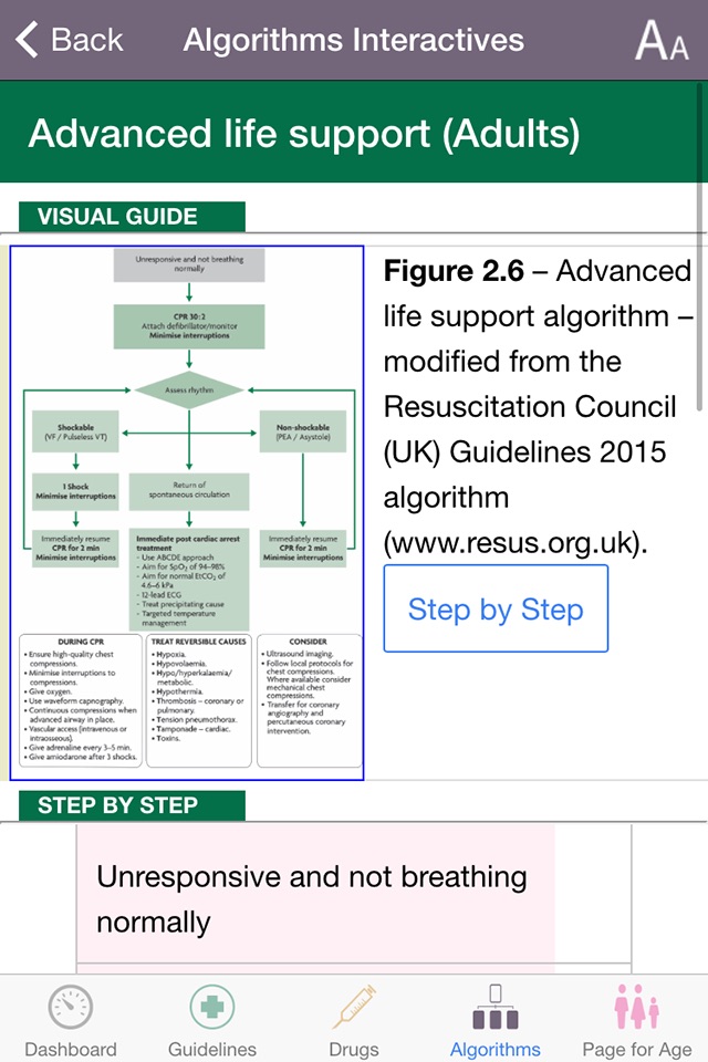 iCPG: the JRCALC Guidelines screenshot 4